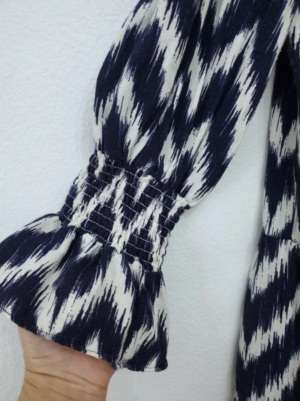 Tuckernuck Pomander Place Navy Ikat Kenzo Dress Size Medium